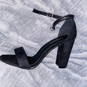 Black Mid Heels